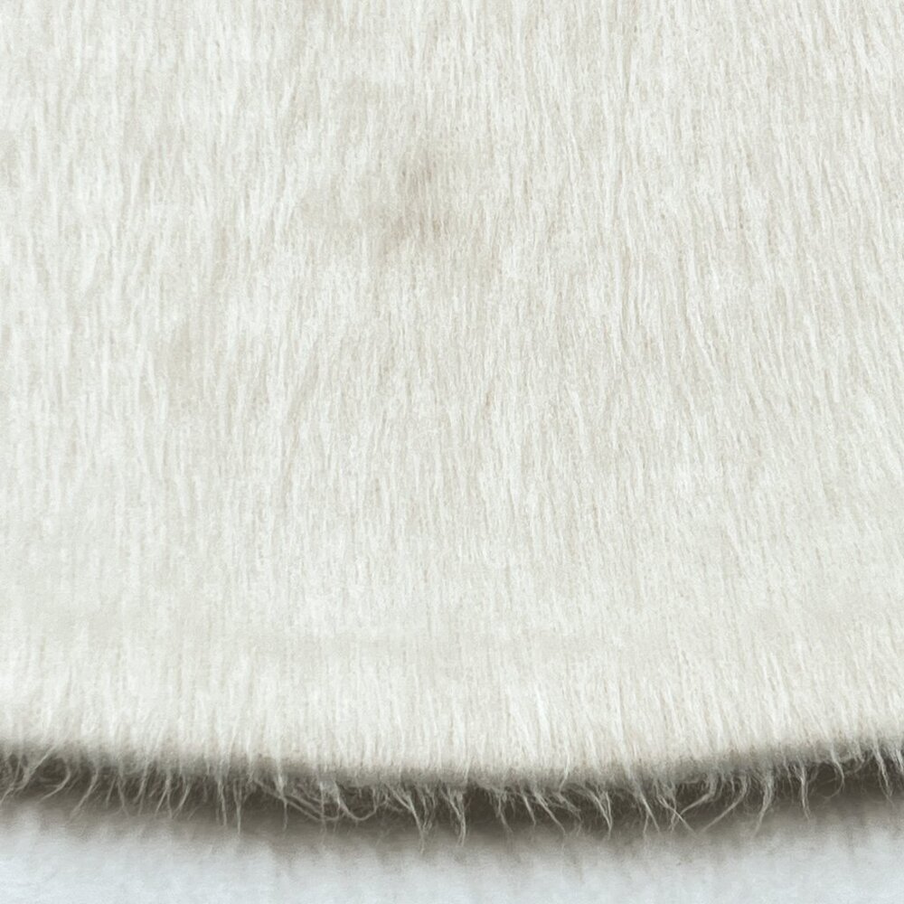 Theory Rounded Wool Top in Faux Fur Jersey Size S - Picture 5 of 6